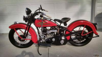 1934 Harley Big Twin VLD Sport Solo motorcycle for sale