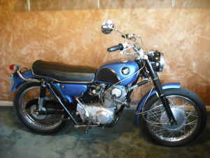 1966 Honda scrambler motorcycle #4