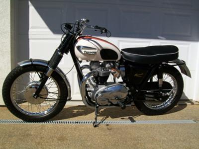 The 1966 TRIUMPH BONNEVILLE 650 FOR SALE that you see in the picture has