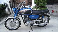Blue 1968 Yamaha Ycs1
