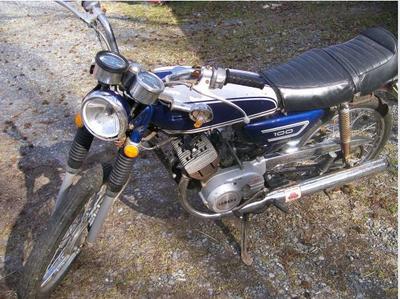 1972 LS2 Yamaha 100 cc (this photo is for example only; please contact seller for pics of the actual motorcycle  for sale in this classified)