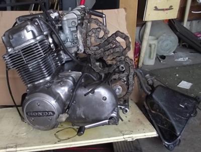 1977 Honda CB750 Engine