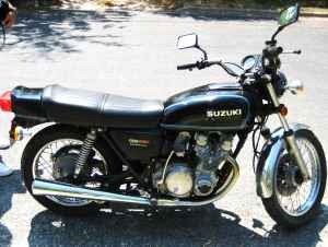 1977 Suzuki GS550 (example of the bike for sale)