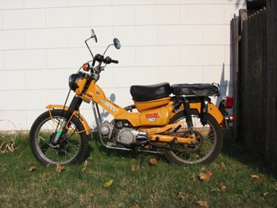 1978 Honda CT90 for Sale. by Justin (Lubbock, TX, USA). Mustard Yellow 1978 
