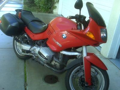 Marrakesh Red 1996 BMW R1100RS Sports Touring motorcycle
