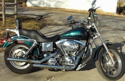 2001 Harley Davidson Dyna Lowrider FXDL Emerald Green Paint