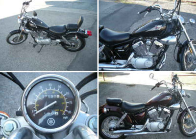 2003 Yamaha Virago XV250  (this photo is for example only; please contact seller for pics of the actual motorcycle for sale in this classified)