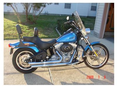 Beautiful Blue 2004 Harley Davidson Softail Standard