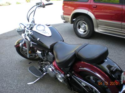 Black and Red 2004 Yamaha Roadstar Road Star Warrior (this photo is for example only; please contact seller for pics of the actual motorcycle for sale in this classified)
