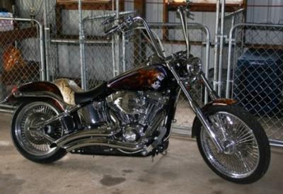 2005 Custom Harley Softail Deuce (this photo is for example only; please contact seller for pics of the actual motorcycle for sale in this classified)