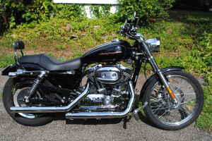 Black and Chrome 2006 Harley Davidson Sportster 1200cc 1200 xl