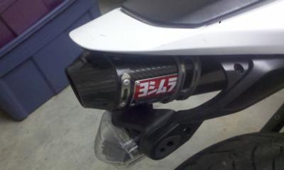 2007 Honda CBR600RR exhaust system