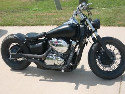 Honda on 2007 Honda Shadow 750 Bobber  Example Only  Please Contact For