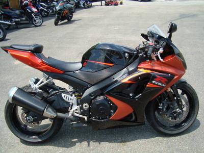 Burnt Orange 2007 Suzuki GSXR 1000 (example only; please contact seller for pics)