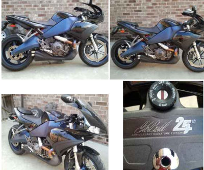 Buell 1125R Signature Edition motorcycle in showroom condition