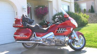 CALIENTE RED 2008 GL1800 GOLDWING AIRBAG MODEL 
