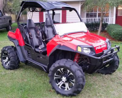 Red and Black 2008 Polaris RZR 800 S for Sale