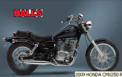 2009 HONDA CMX250 REBEL Motorcycle 