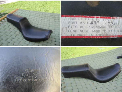  Harley Davidson FX and FL 1958 to 1984 The used Mustang motorcycle seat 