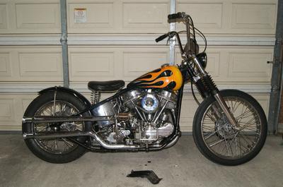 Titled 1956 Harley Davidson Panhead FLH