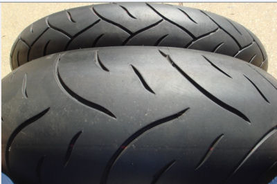 DUNLOP QUALIFIER TIRES FRONT 120/70/17 (example only; please contact seller for pics)