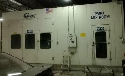 Garmat Down Draft Paint Spray Booth with Mix Room model# 99950 