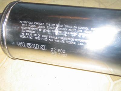 Suzuki rf600r Muffler 