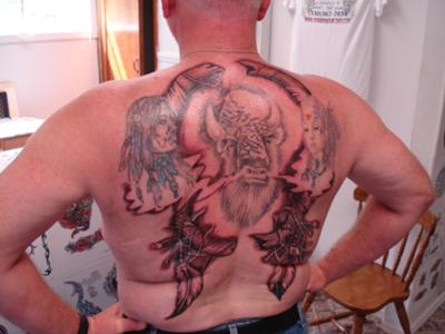 I dreamed of the design of my White Buffalo Tattoo New Beginnings tattoo 