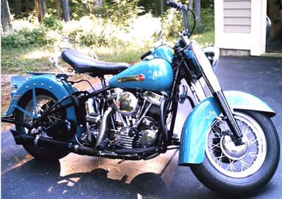 1949 EL Harley Davidson Panhead Motorcycle (this photo is for example only; please contact seller for pics of the actual motorcycle for sale in this classified)