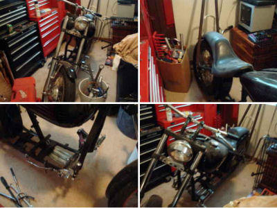 1949 Harley Davidson Panhead Rolling Chassis