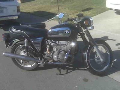 1972 BMW R 60 Airhead Toaster Tank Classic (this photo is for example only; please contact seller for pics of the actual motorcycle for sale in this classified)