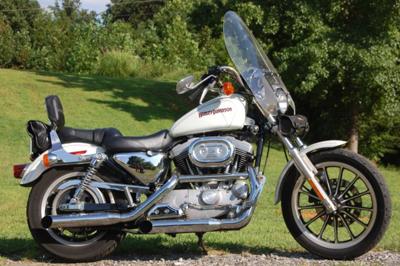 Pearl White 2001 Harley Davidson Sportster Screamin Eagle Package