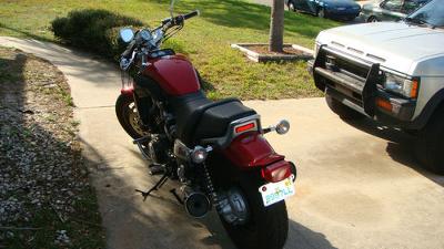 2005 Yamaha V-Max Anniversary Edition Red paint with flames 