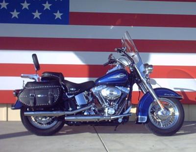 Royal Cobalt Blue 2006 Harley Davidson Heritage Softail Classic