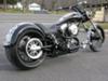 CUSTOM SOFTAIL MOTORCYCLE RIGHT SIDE REAR