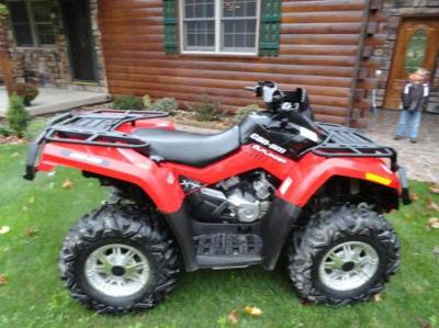 Used Red Can Am Quad 