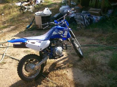 Yamaha TTR125 Dirt Bike (this photo is for example only; please contact seller for pics of the actual dirt bike for sale in this classified)