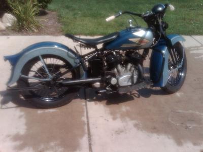 1935 VLD Harley Davidson Motorcycle