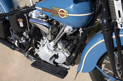 1938 Harley Davidson EL Knucklehead  Motorcycle Engine