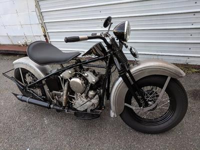 Fine old 1947 Harley Davidson FL Knucklehead Motorcycle for sale by owner in OR Oregon United States USA