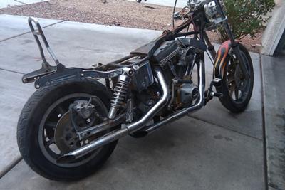 1961 Harley Davidson Project Motorcycle with EVO Engine