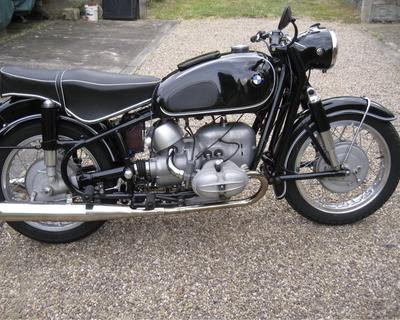 Vintage Classic 1962 BMW R69S motorcycle restoration by owner in OR Oregon