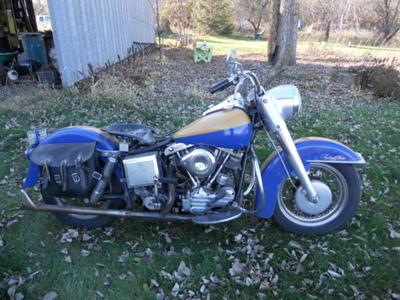 1969 Harley Davidson Electra Glide FLH (this motorcycle is for example only; please contact seller for pics of the actual motorcycle for sale)