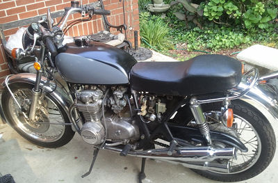 1973 Honda CB500  (this photo is for example only; please contact seller for pics of the actual motorcycle for sale in this classified)