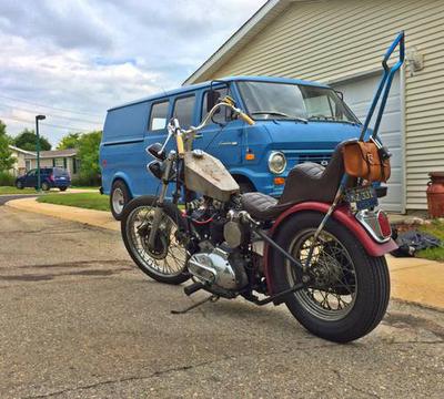 1975 Harley Davidson Ironhead Sportster Chopper Project Motorcycle