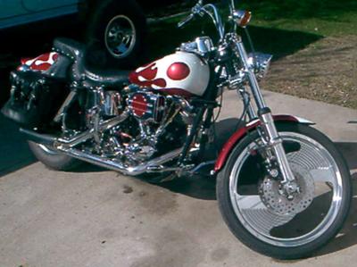 1980 Harley Davidson Shovelhead Street Custom Wide Glide