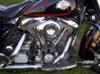 Black and Red 1988 Harley Davidson Electra Glide Classic Engine