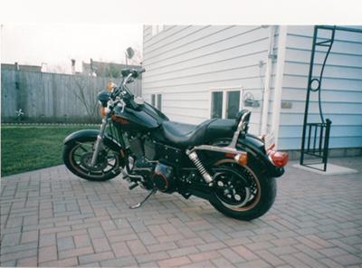 Black 1991 Harley Davidson Sturgis Motorcycle