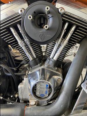 Black and chrome 1340cc EVO 1999 Harley Davidson EVO engine for sale by owner