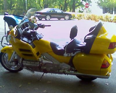 2002 Honda Goldwing Bright Yellow and Black  